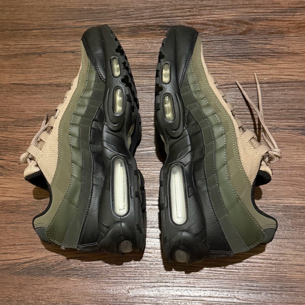 Nike Air Max 95 GS Khaki Sequoia - Picture 8 of 13